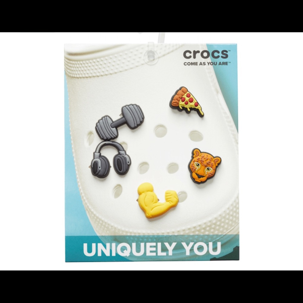 Crocs Jibbitz Charms Get Swole (5-Pack)